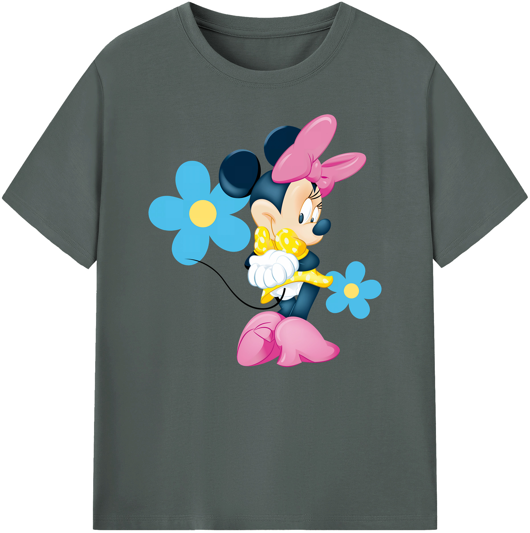 ミッキーマウス Mickey Mouse 綿100％ メンズ半袖Tシャツ｜肌触りやわらか＆通気性